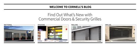 Guide to Commercial Overhead Coiling Doors | Cornell Iron