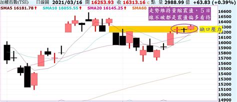 台股5日線越墊越高，震盪走勢即將結束？陸股力守5日線，維持反彈走勢！ Noahsarkofstock Histock嗨投資理財社群