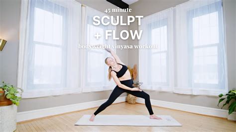 Minute Sculpt Flow Challenging Vinyasa With Core Focus Youtube