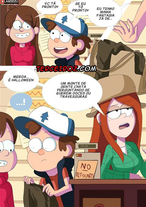 Gravity Falls Halloween Quadrinhos Porno Hentai Hq E Quadrinhos