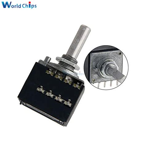 K Alps Rotary Potentiometer Log Rh Audio Volume Control Pot Ste