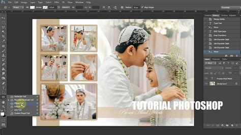 Cara Edit Foto Kolase Di Photoshop Youtube