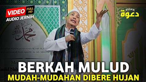 Abah Kh Muhasinuddin Cilongok Maulid Nabi Muhammad Saw Di Masjid