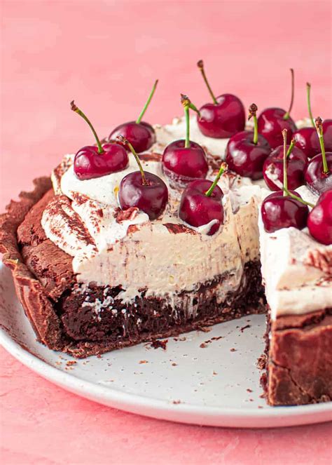 Black Forest Chocolate Tart With Fresh Cherries The Scran Line