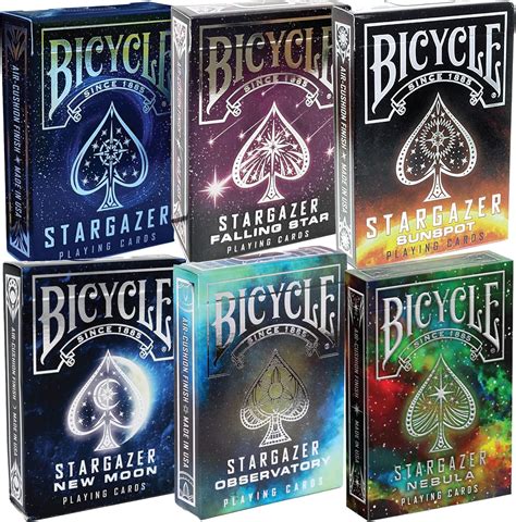 Bicycle Playing Cards 6 Deck Collectors Bundle Bicycle Stargazer New