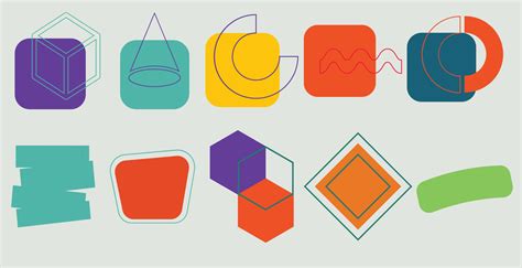 Vector geometric shapes 21258805 Vector Art at Vecteezy