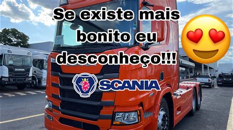 Scania 560R Blaze Orange se existe mais bonito eu desconheço YouTube