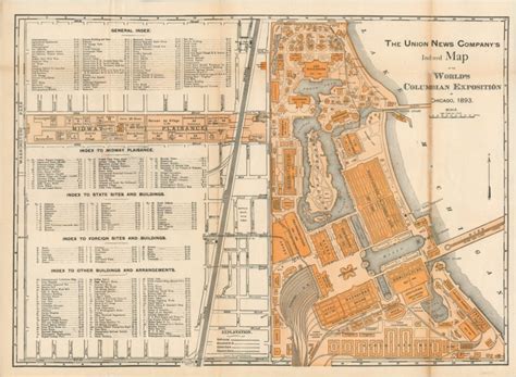 The Union News Company’s Indexed Map of the World’s Columbian ...