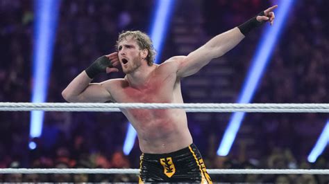 Photos Logan Paul Takes His New Wwe United States Championship Title