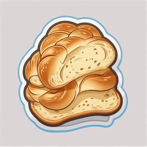 Premium Vector | Challah bread vector background