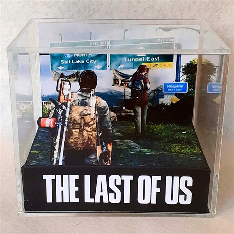 The Last Of Us Cube Diorama D Video Game Gift For Gamer Etsy