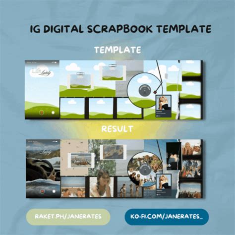 Dump Instagram Digital Scrapbook Template Ja S Ko Fi Shop Ko Fi