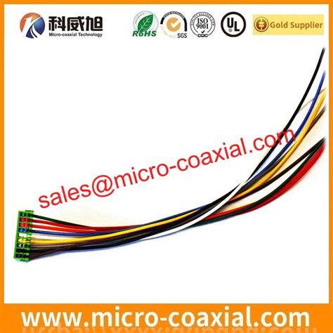 Custom DF80 50S 0 5V 51 Micro Coax Cable Assembly I PEX 20142 050U 20F