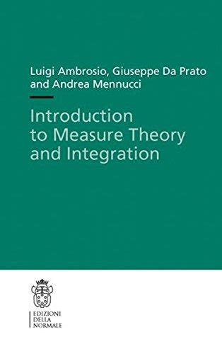 『introduction To Measure Theory And Integration』｜感想・レビュー 読書メーター