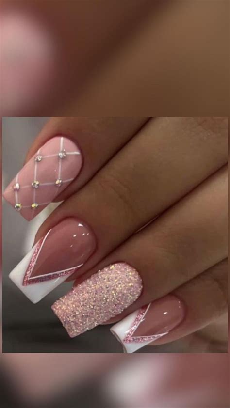 Efecto azúcar Manicura con purpurina Manicura de uñas Uñas