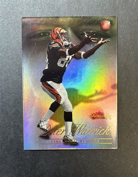 Fleer Showcase Peter Warrick Rookie Rc Ebay