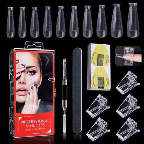 Kit D Extensions D Ongles Pi Ces Faux Ongles Capsules Pince D