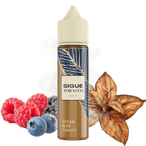 Sique Tobacco Aroma Ocean Blue Tobacco Ml Longfill Sique