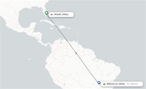 Direct Non Stop Flights From Miami To Brasilia Schedules