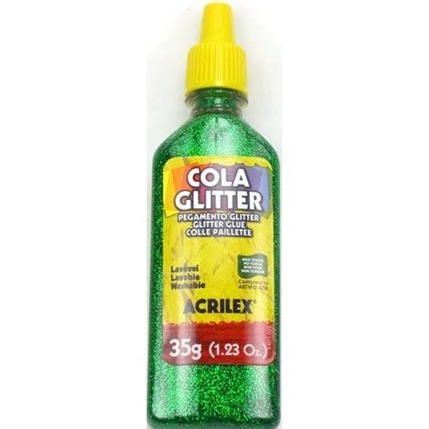 Cola Relevo Acricor Glitter 20g Acrilex Livraria E Papelaria Brasil