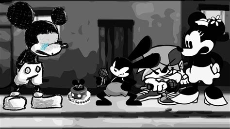 Friday Night Funkin Vs Mickey Mouse Deathly Happy Vs Oswald