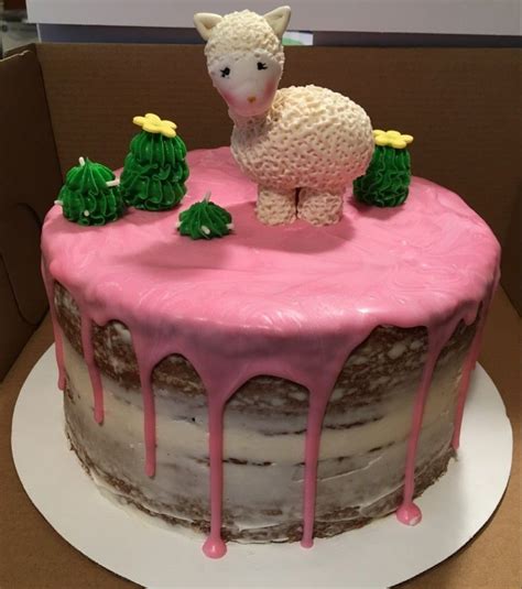 Llama Cake Edible Llama Desserts Custom Cakes Cake