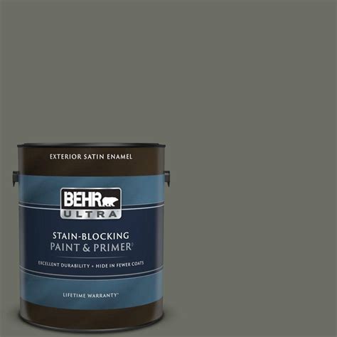 BEHR ULTRA 1 Gal N380 6 Bonsai Trunk Satin Enamel Exterior Paint