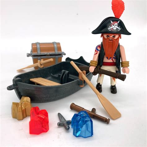 Playmobil Pirate Avec Barque