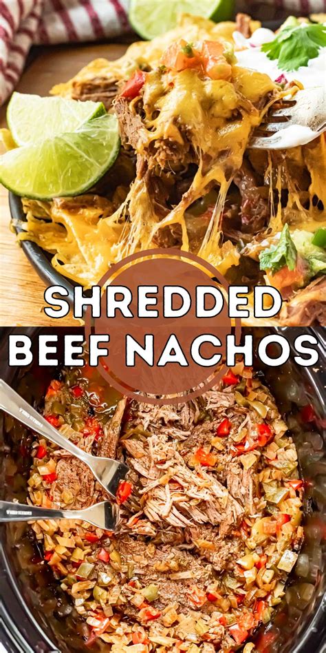 Slow Cooker Shredded Beef Nachos - I Wash You Dry