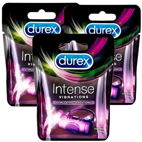 Durex Intense Vibrations Cock Rings Set Libotoy Uk