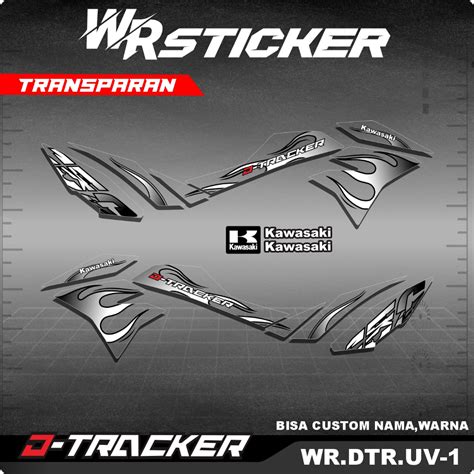 Jual Sticker Dtracker Transparan Stiker Striping Variasi Kawasaki