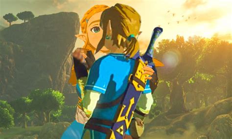 Zelda Breath Of The Wild ~ Link And Zelda First Kiss ️perfect ️ Zelda