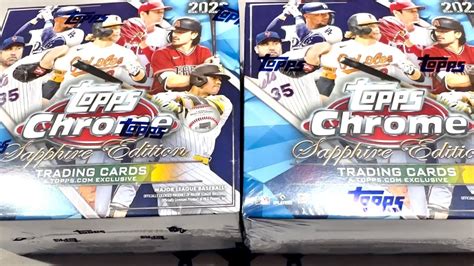 NEW RELEASE 2023 TOPPS CHROME SAPPHIRE BASEBALL CARDS YouTube