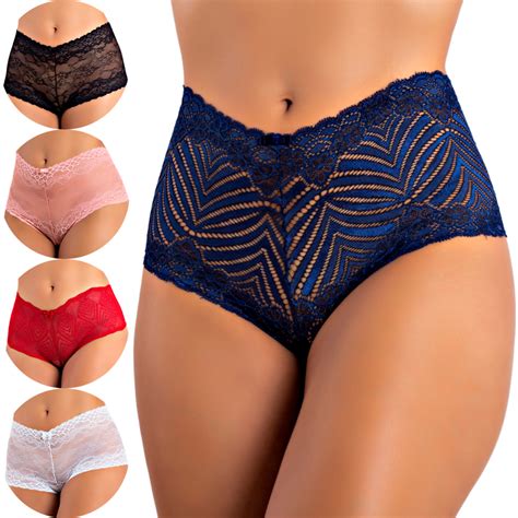 Kit Calcinhas Tanga Calesson Lingerie Feminino Renda Luxo Premium