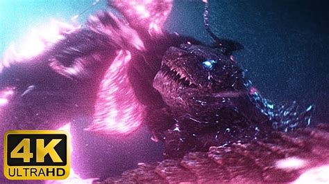 Godzilla Attack Tiamat Full Fight Scene Hd Godzilla X Kong New Movie Youtube