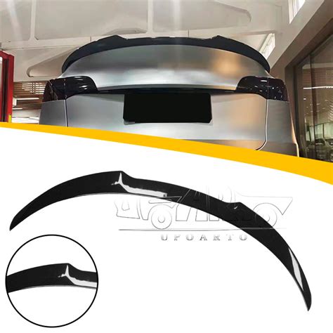 Factory Wholesale Shiny Black Blade Style Rear Spoiler Wing For Tesla