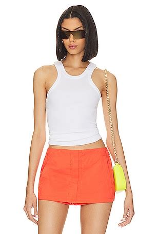 Agolde Recycled Leather Liv Mini Skirt In Detox Revolve