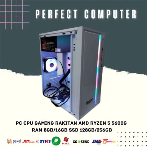 Jual Pc Cpu Rakitan Mb A Amd Ryzen G Shopee Indonesia