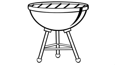 How To Draw A Barbecue YouTube