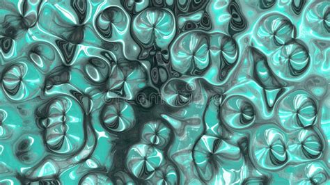 Metallic Teal Swirls On A Black Surface Stock Footage Video Of Twist