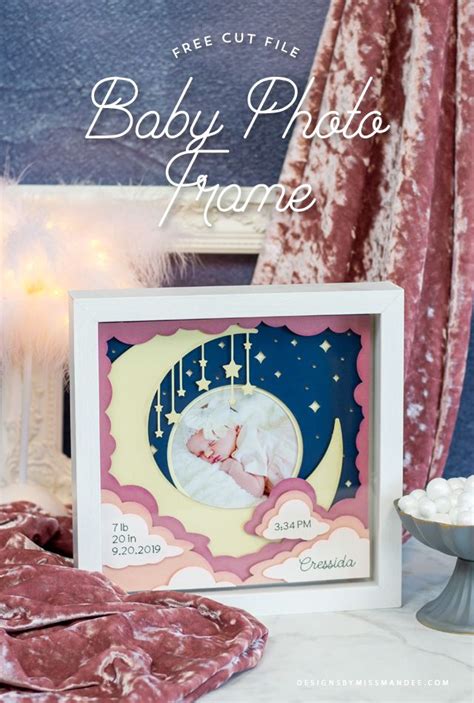 FREE Layered Baby Photo Frame Shadowbox Cut File Designs By Miss