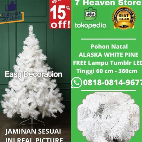 Jual Open Ds Pohon Natal Salju Premium Meter Cm M Ft Snow