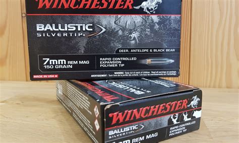 WINCHESTER MUNIZIONI CAL 7 MM REM MAG BALLISTIC SILVER TIP 150 GR