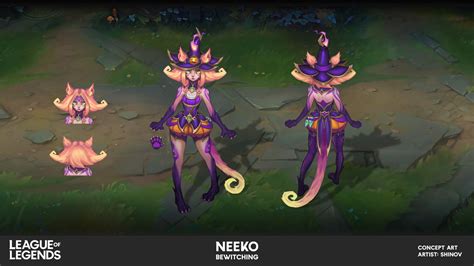 Bewitching Neeko Concept Art - League of Legends by Shinov : r/neekomains