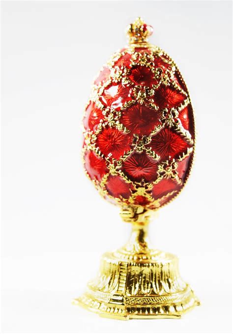 Red Faberge Egg Odc Egg Or Egg Shaped One Of My Lovely Fab Flickr