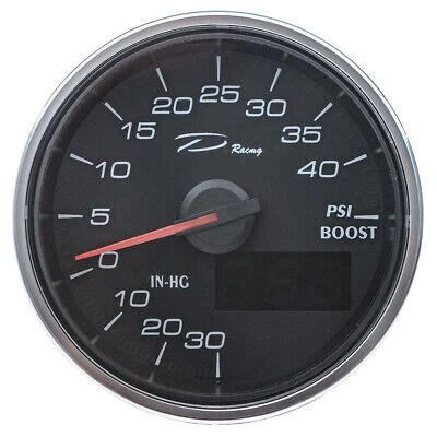 Boost Digital Gauge 60mm 0 40 PSI Full 240 Degree Sweep Depo