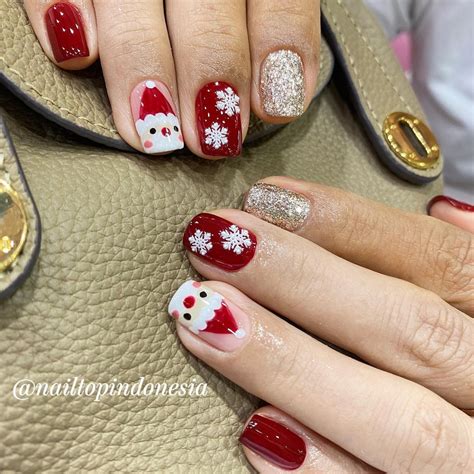 Nail Art De Natal 2024 As Mais Lindas Unhas De Papai Noel