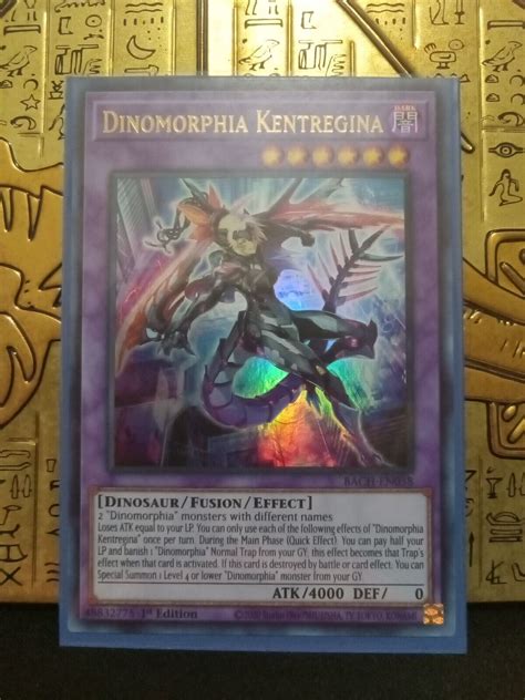 Yu Gi Oh Tcg Dinomorphia Kentregina Battle Of Chaos Bach En St