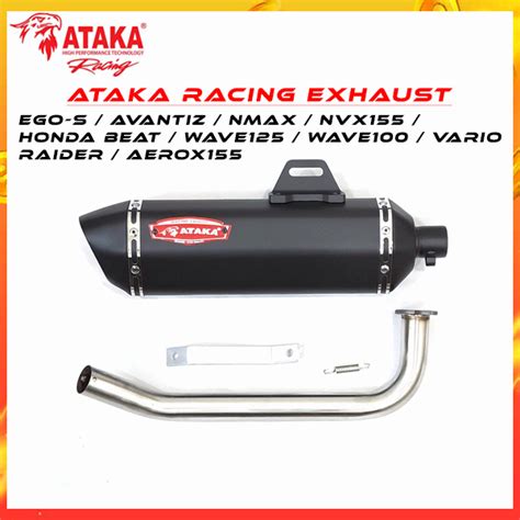 EXHAUST ATAKA RACING HONDA WAVE100 WAVE125 VARIO125 HONDA BEAT YAMAHA