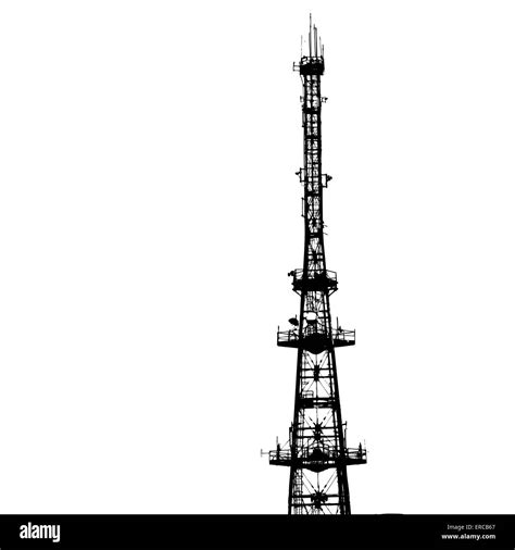 Television Relay Tower Black And White Stock Photos And Images Alamy